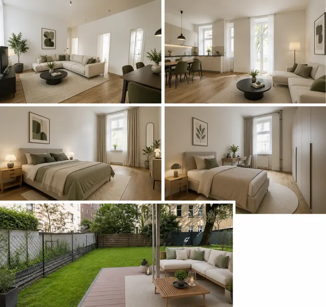 Tolle Neubauwohnung mit eigenem Garten im 2. Innenhof - Nähe Ring S-Bahn — photo 1